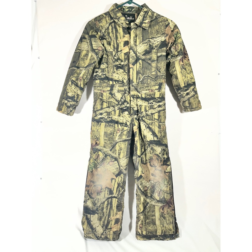 Walls Insulated Camouflage Coveralls Youth 8 Hunting Zip Workwear Outdoor Warm